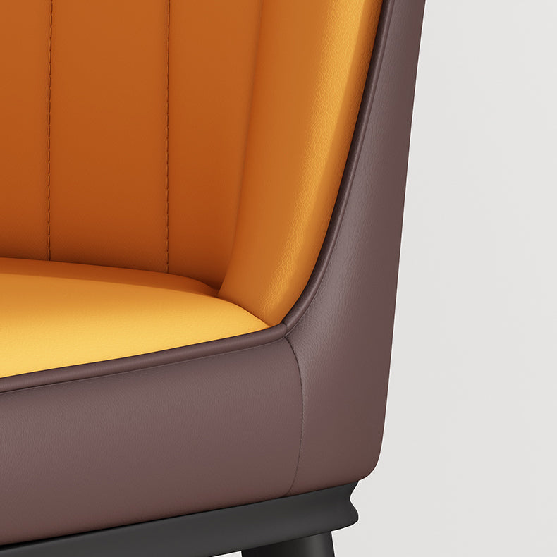 Metal Contemporary Modern Indoor-Outdoor Side Chair Parsons Chair Clearhalo 'Dining Chairs' 'Dining Tables & Seating' 'dining_chair' 'furn' 'furn_dining_chair' 'Furniture' 'furniture_dining_chair' 'Kitchen & Dining Furniture' 4809689