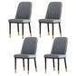 Metal Contemporary Modern Indoor-Outdoor Side Chair Parsons Chair Dark Gray 4 Piece Set Brass Gold Clearhalo 'Dining Chairs' 'Dining Tables & Seating' 'dining_chair' 'furn' 'furn_dining_chair' 'Furniture' 'furniture_dining_chair' 'Kitchen & Dining Furniture' 4809703