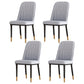 Metal Contemporary Modern Indoor-Outdoor Side Chair Parsons Chair Light Gray 4 Piece Set Brass Gold Clearhalo 'Dining Chairs' 'Dining Tables & Seating' 'dining_chair' 'furn' 'furn_dining_chair' 'Furniture' 'furniture_dining_chair' 'Kitchen & Dining Furniture' 4809706