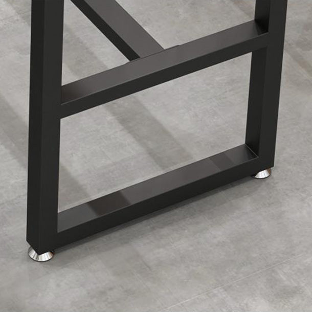 Stone Bar Dining Table Industrial Rectangle Bar Table with Black Base Clearhalo 'Bar Furniture' 'Bar Tables' 'bar_tables' 'furn' 'furn_bar_tables' 'Furniture' 'furniture_bar_tables' 'Kitchen & Dining Furniture' 4816596