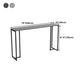 Stone Bar Dining Table Industrial Rectangle Bar Table with Black Base Clearhalo 'Bar Furniture' 'Bar Tables' 'bar_tables' 'furn' 'furn_bar_tables' 'Furniture' 'furniture_bar_tables' 'Kitchen & Dining Furniture' 4816611