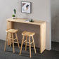 Rectangle Bar Table Wood Contemporary Bar Table with Sled Base 55.1"L x 15.7"W x 41.3"H Clearhalo 'Bar Furniture' 'Bar Tables' 'bar_tables' 'Furniture' 'furniture_bar_tables' 'Kitchen & Dining Furniture' 4816656