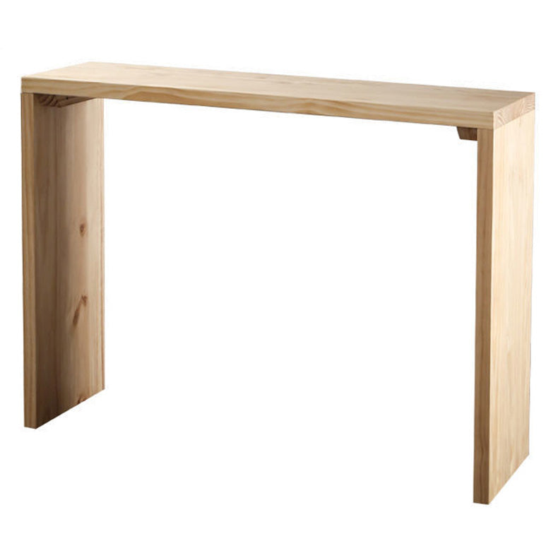 Rectangle Bar Table Wood Contemporary Bar Table with Sled Base Clearhalo 'Bar Furniture' 'Bar Tables' 'bar_tables' 'Furniture' 'furniture_bar_tables' 'Kitchen & Dining Furniture' 4816663