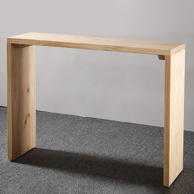 Rectangle Bar Table Wood Contemporary Bar Table with Sled Base Clearhalo 'Bar Furniture' 'Bar Tables' 'bar_tables' 'Furniture' 'furniture_bar_tables' 'Kitchen & Dining Furniture' 4816665