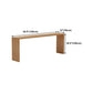 Rectangle Bar Table Wood Contemporary Bar Table with Sled Base Clearhalo 'Bar Furniture' 'Bar Tables' 'bar_tables' 'Furniture' 'furniture_bar_tables' 'Kitchen & Dining Furniture' 4816670
