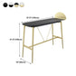 Stone Top Bar Table Traditional Luxury Bar Table with Trestle Base Clearhalo 'Bar Furniture' 'Bar Tables' 'bar_tables' 'furn' 'furn_bar_tables' 'Furniture' 'furniture_bar_tables' 'Kitchen & Dining Furniture' 4816756