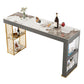 Nordic Glam Rectangle Sintered Stone Table Dining Bar Counter Table for Kitchen Pandora Gold Clearhalo 'Bar Furniture' 'Bar Tables' 'bar_tables' 'Furniture' 'furniture_bar_tables' 'Kitchen & Dining Furniture' 4816792