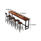 Rectangle Wood Bar Table Contemporary Bar Dining Table with Trestle Base Clearhalo 'Bar Furniture' 'Bar Tables' 'bar_tables' 'furn' 'furn_bar_tables' 'Furniture' 'furniture_bar_tables' 'Kitchen & Dining Furniture' 4816820