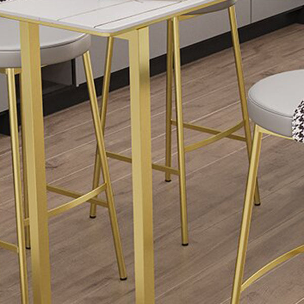 Modern Rectangle Sintered Stone Table Dining Bar Counter Table for Kitchen Clearhalo 'Bar Furniture' 'Bar Tables' 'bar_tables' 'furn' 'furn_bar_tables' 'Furniture' 'furniture_bar_tables' 'Kitchen & Dining Furniture' 4816896