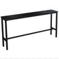Industrial Rectangle Sintered Stone Table Dining Bar Counter Table for Kitchen Black Without Chairs Clearhalo 'Bar Furniture' 'Bar Tables' 'bar_tables' 'furn' 'furn_bar_tables' 'Furniture' 'furniture_bar_tables' 'Kitchen & Dining Furniture' 4816912