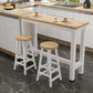 Modern Rectangle Wooden Table Dining Bar Counter Table for Home 55.1"L x 15.7"W x 39.4"H Clearhalo 'Bar Furniture' 'Bar Tables' 'bar_tables' 'Furniture' 'furniture_bar_tables' 'Kitchen & Dining Furniture' 4816922