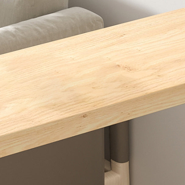 Contemporary Pine Wood Bar Table Original Wood Top 42-inch Height Pub Table Clearhalo 'Bar Furniture' 'Bar Tables' 'bar_tables' 'furn' 'furn_bar_tables' 'Furniture' 'furniture_bar_tables' 'Kitchen & Dining Furniture' 4816950
