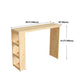 Contemporary Pine Wood Bar Table Original Wood Top 42-inch Height Pub Table Clearhalo 'Bar Furniture' 'Bar Tables' 'bar_tables' 'furn' 'furn_bar_tables' 'Furniture' 'furniture_bar_tables' 'Kitchen & Dining Furniture' 4816954