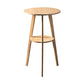 Modern Style Round Bar Table Wood Top Pub Table for Dining Room Clearhalo 'Bar Furniture' 'Bar Tables' 'bar_tables' 'furn' 'furn_bar_tables' 'Furniture' 'furniture_bar_tables' 'Kitchen & Dining Furniture' 4816965