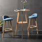 Modern Style Round Bar Table Wood Top Pub Table for Dining Room Clearhalo 'Bar Furniture' 'Bar Tables' 'bar_tables' 'furn' 'furn_bar_tables' 'Furniture' 'furniture_bar_tables' 'Kitchen & Dining Furniture' 4816968