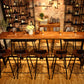 29.53" Industrial Bar and Counter Stool Low Back Stool with 4 Legs Clearhalo 'Bar Furniture' 'Bar Stools' 'bar_stools' 'furn' 'furn_bar_stools' 'Furniture' 'furniture_bar_stools' 'Kitchen & Dining Furniture' 4816986