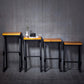 Industrial Bar and Counter Stool Backless Stool with Sled Base in Black Clearhalo 'Bar Furniture' 'Bar Stools' 'bar_stools' 'furn' 'furn_bar_stools' 'Furniture' 'furniture_bar_stools' 'Kitchen & Dining Furniture' 4817000