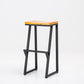 Industrial Bar and Counter Stool Backless Stool with Sled Base in Black Natural 1 Piece Bar Stool(30"H) Clearhalo 'Bar Furniture' 'Bar Stools' 'bar_stools' 'furn' 'furn_bar_stools' 'Furniture' 'furniture_bar_stools' 'Kitchen & Dining Furniture' 4817009