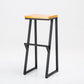 Industrial Bar and Counter Stool Backless Stool with Sled Base in Black Natural 1 Piece Bar Stool(33"H) Clearhalo 'Bar Furniture' 'Bar Stools' 'bar_stools' 'furn' 'furn_bar_stools' 'Furniture' 'furniture_bar_stools' 'Kitchen & Dining Furniture' 4817013