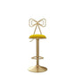 Glam Upholstered Home Stool Matte Finish Footrest Low Back Barstool Yellow 1 Piece Clearhalo 'Bar Furniture' 'Bar Stools' 'bar_stools' 'furn' 'furn_bar_stools' 'Furniture' 'furniture_bar_stools' 'Kitchen & Dining Furniture' 4817024