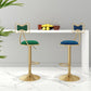 Glam Upholstered Home Stool Matte Finish Footrest Low Back Barstool Clearhalo 'Bar Furniture' 'Bar Stools' 'bar_stools' 'furn' 'furn_bar_stools' 'Furniture' 'furniture_bar_stools' 'Kitchen & Dining Furniture' 4817026