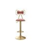 Glam Upholstered Home Stool Matte Finish Footrest Low Back Barstool Rose Bloom 1 Piece Clearhalo 'Bar Furniture' 'Bar Stools' 'bar_stools' 'furn' 'furn_bar_stools' 'Furniture' 'furniture_bar_stools' 'Kitchen & Dining Furniture' 4817028