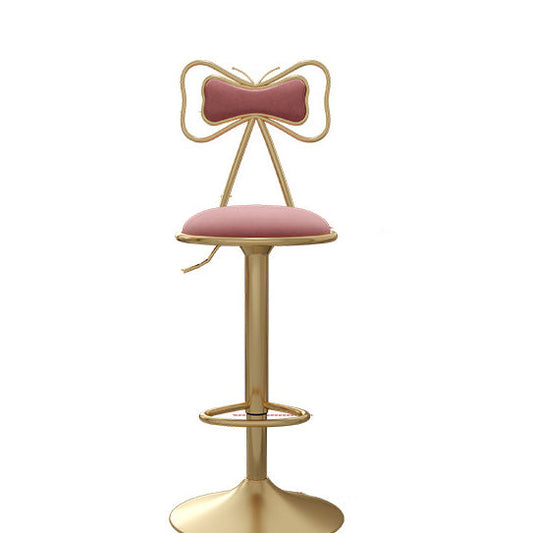 Glam Upholstered Home Stool Matte Finish Footrest Low Back Barstool Clearhalo 'Bar Furniture' 'Bar Stools' 'bar_stools' 'furn' 'furn_bar_stools' 'Furniture' 'furniture_bar_stools' 'Kitchen & Dining Furniture' 4817031