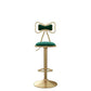 Glam Upholstered Home Stool Matte Finish Footrest Low Back Barstool Blackish Green 1 Piece Clearhalo 'Bar Furniture' 'Bar Stools' 'bar_stools' 'furn' 'furn_bar_stools' 'Furniture' 'furniture_bar_stools' 'Kitchen & Dining Furniture' 4817033