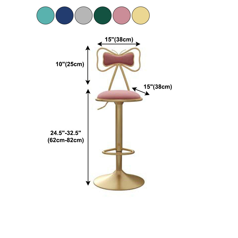 Glam Upholstered Home Stool Matte Finish Footrest Low Back Barstool Clearhalo 'Bar Furniture' 'Bar Stools' 'bar_stools' 'furn' 'furn_bar_stools' 'Furniture' 'furniture_bar_stools' 'Kitchen & Dining Furniture' 4817040