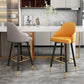Contemporary Home Leather Stool Matte Finish Footrest Armed Stool Clearhalo 'Bar Furniture' 'Bar Stools' 'bar_stools' 'furn' 'furn_bar_stools' 'Furniture' 'furniture_bar_stools' 'Kitchen & Dining Furniture' 4817089