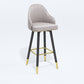 Contemporary Home Leather Stool Matte Finish Footrest Armed Stool Clearhalo 'Bar Furniture' 'Bar Stools' 'bar_stools' 'furn' 'furn_bar_stools' 'Furniture' 'furniture_bar_stools' 'Kitchen & Dining Furniture' 4817098