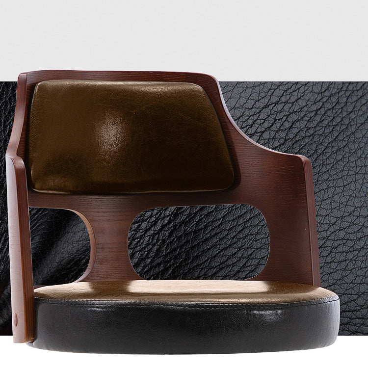 Modern Adjustable Swivel Barstool Matte Finish Footrest Stool Clearhalo 'Bar Furniture' 'Bar Stools' 'bar_stools' 'furn' 'furn_bar_stools' 'Furniture' 'furniture_bar_stools' 'Kitchen & Dining Furniture' 4817123