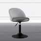 Contemporary Leather Home Stool Matte Finish Adjustable Footrest Barstool Black 1 Piece Short Stool(22"H) Clearhalo 'Bar Furniture' 'Bar Stools' 'bar_stools' 'furn' 'furn_bar_stools' 'Furniture' 'furniture_bar_stools' 'Kitchen & Dining Furniture' 4817136
