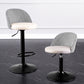 Contemporary Leather Home Stool Matte Finish Adjustable Footrest Barstool Clearhalo 'Bar Furniture' 'Bar Stools' 'bar_stools' 'furn' 'furn_bar_stools' 'Furniture' 'furniture_bar_stools' 'Kitchen & Dining Furniture' 4817138