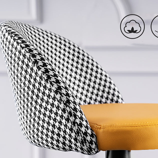 Contemporary Leather Home Stool Matte Finish Adjustable Footrest Barstool Clearhalo 'Bar Furniture' 'Bar Stools' 'bar_stools' 'furn' 'furn_bar_stools' 'Furniture' 'furniture_bar_stools' 'Kitchen & Dining Furniture' 4817151