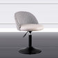 Contemporary Leather Home Stool Matte Finish Adjustable Footrest Barstool Grey 1 Piece Short Stool(22"H) Clearhalo 'Bar Furniture' 'Bar Stools' 'bar_stools' 'furn' 'furn_bar_stools' 'Furniture' 'furniture_bar_stools' 'Kitchen & Dining Furniture' 4817152