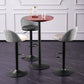 Contemporary Leather Home Stool Matte Finish Adjustable Footrest Barstool Clearhalo 'Bar Furniture' 'Bar Stools' 'bar_stools' 'furn' 'furn_bar_stools' 'Furniture' 'furniture_bar_stools' 'Kitchen & Dining Furniture' 4817156