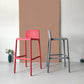 Modern Plastic Bristol Stool Footrest Matte Finish Stackable Barstool Clearhalo 'Bar Furniture' 'Bar Stools' 'bar_stools' 'furn' 'furn_bar_stools' 'Furniture' 'furniture_bar_stools' 'Kitchen & Dining Furniture' 4817161