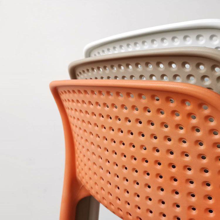 Modern Plastic Bristol Stool Footrest Matte Finish Stackable Barstool Clearhalo 'Bar Furniture' 'Bar Stools' 'bar_stools' 'furn' 'furn_bar_stools' 'Furniture' 'furniture_bar_stools' 'Kitchen & Dining Furniture' 4817167