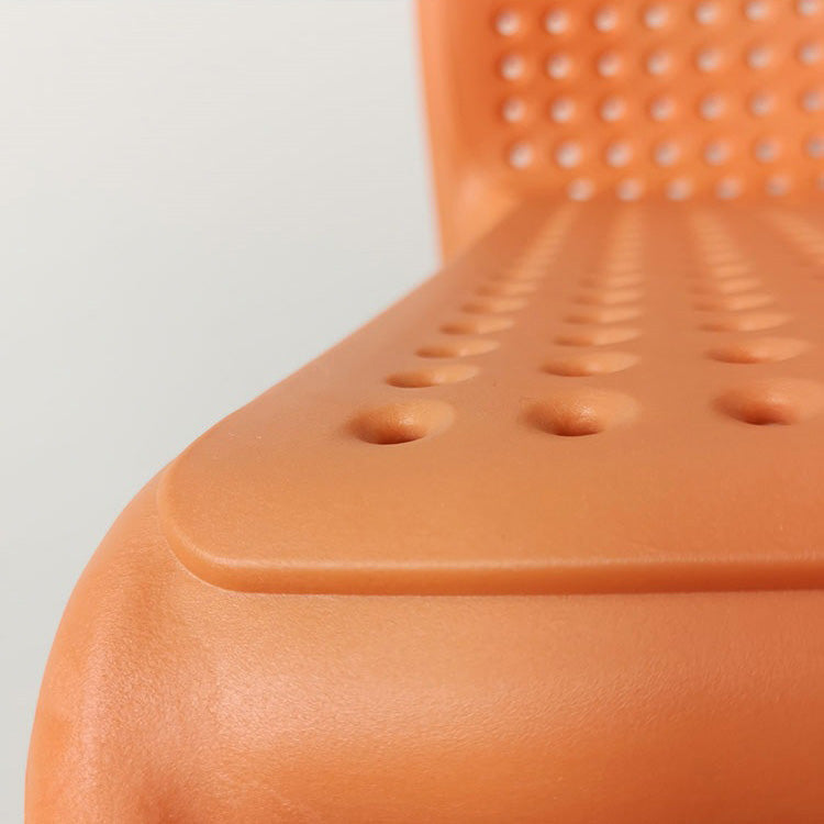Modern Plastic Bristol Stool Footrest Matte Finish Stackable Barstool Clearhalo 'Bar Furniture' 'Bar Stools' 'bar_stools' 'furn' 'furn_bar_stools' 'Furniture' 'furniture_bar_stools' 'Kitchen & Dining Furniture' 4817175