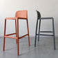 Modern Plastic Bristol Stool Footrest Matte Finish Stackable Barstool Clearhalo 'Bar Furniture' 'Bar Stools' 'bar_stools' 'furn' 'furn_bar_stools' 'Furniture' 'furniture_bar_stools' 'Kitchen & Dining Furniture' 4817177