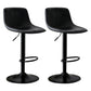 Modern Home Leather Stool Swivel Adjustable Footrest Barstool Clearhalo 'Bar Furniture' 'Bar Stools' 'bar_stools' 'furn' 'furn_bar_stools' 'Furniture' 'furniture_bar_stools' 'Kitchen & Dining Furniture' 4817191