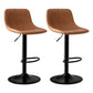 Modern Home Leather Stool Swivel Adjustable Footrest Barstool Clearhalo 'Bar Furniture' 'Bar Stools' 'bar_stools' 'furn' 'furn_bar_stools' 'Furniture' 'furniture_bar_stools' 'Kitchen & Dining Furniture' 4817193