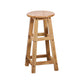 Modern Armless Backless Counter Stool Wood Cafe Bar Stool with Seat and Pedal 1 Piece Counter Stool (24"H) Clearhalo 'Bar Furniture' 'Bar Stools' 'bar_stools' 'furn' 'furn_bar_stools' 'Furniture' 'furniture_bar_stools' 'Kitchen & Dining Furniture' 4817227