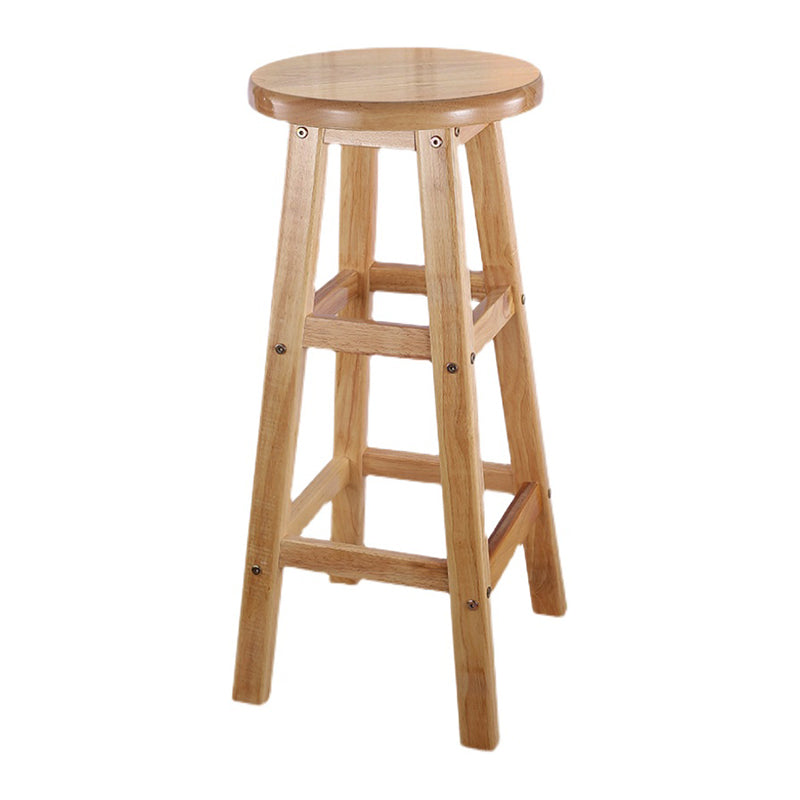 Modern Armless Backless Counter Stool Wood Cafe Bar Stool with Seat and Pedal Clearhalo 'Bar Furniture' 'Bar Stools' 'bar_stools' 'furn' 'furn_bar_stools' 'Furniture' 'furniture_bar_stools' 'Kitchen & Dining Furniture' 4817231