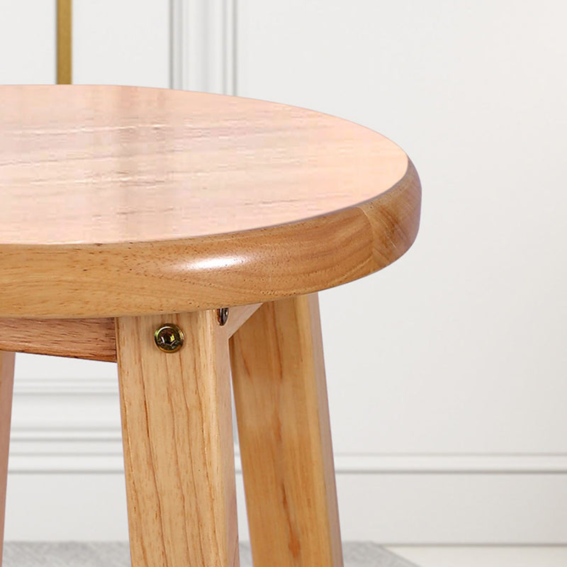 Modern Armless Backless Counter Stool Wood Cafe Bar Stool with Seat and Pedal Clearhalo 'Bar Furniture' 'Bar Stools' 'bar_stools' 'furn' 'furn_bar_stools' 'Furniture' 'furniture_bar_stools' 'Kitchen & Dining Furniture' 4817233