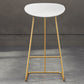 Glam Coffee Shop Footrest Stool Matte Finish Plastic Barstool Clearhalo 'Bar Furniture' 'Bar Stools' 'bar_stools' 'furn' 'furn_bar_stools' 'Furniture' 'furniture_bar_stools' 'Kitchen & Dining Furniture' 4817476
