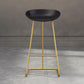 Glam Coffee Shop Footrest Stool Matte Finish Plastic Barstool Clearhalo 'Bar Furniture' 'Bar Stools' 'bar_stools' 'furn' 'furn_bar_stools' 'Furniture' 'furniture_bar_stools' 'Kitchen & Dining Furniture' 4817478