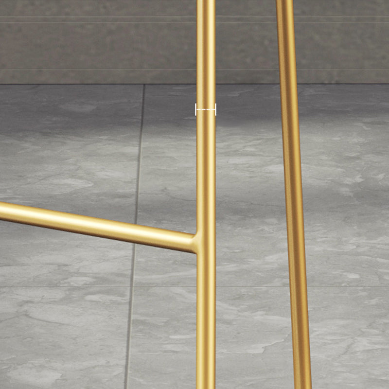 Glam Coffee Shop Footrest Stool Matte Finish Plastic Barstool Clearhalo 'Bar Furniture' 'Bar Stools' 'bar_stools' 'furn' 'furn_bar_stools' 'Furniture' 'furniture_bar_stools' 'Kitchen & Dining Furniture' 4817488