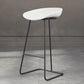 Glam Coffee Shop Footrest Stool Matte Finish Plastic Barstool Clearhalo 'Bar Furniture' 'Bar Stools' 'bar_stools' 'furn' 'furn_bar_stools' 'Furniture' 'furniture_bar_stools' 'Kitchen & Dining Furniture' 4817494